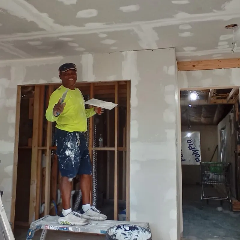 A local home-service professional on the job.